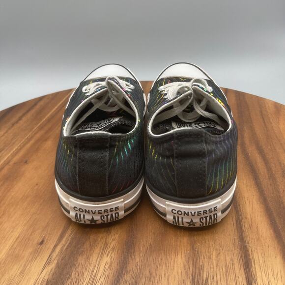 Converse Chuck Taylor All Star Ox Shoes Womens 7 All Of The Stars Black Sneakers - Picture 4 of 8